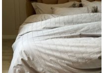 Постельное белье Washed Cotton Saheser - Jasmin Gri (Турция), евро